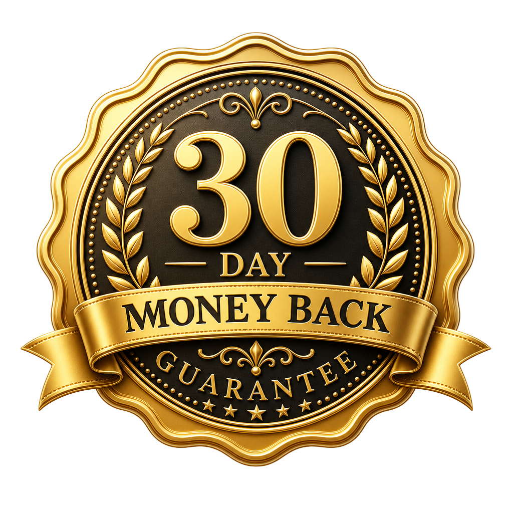 30 day money back guarantee